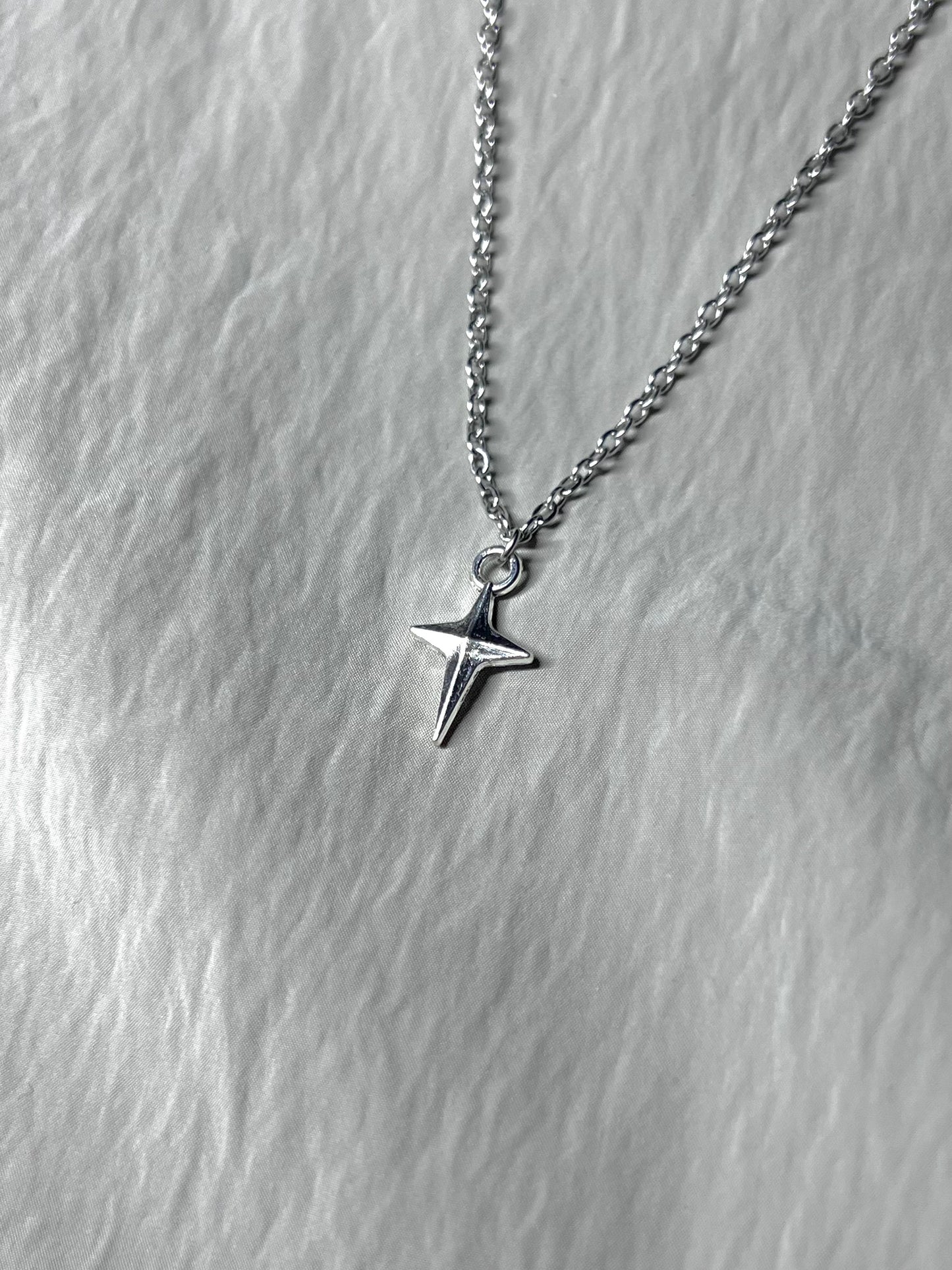 Silver Four Pointed Star - Caelis Cole