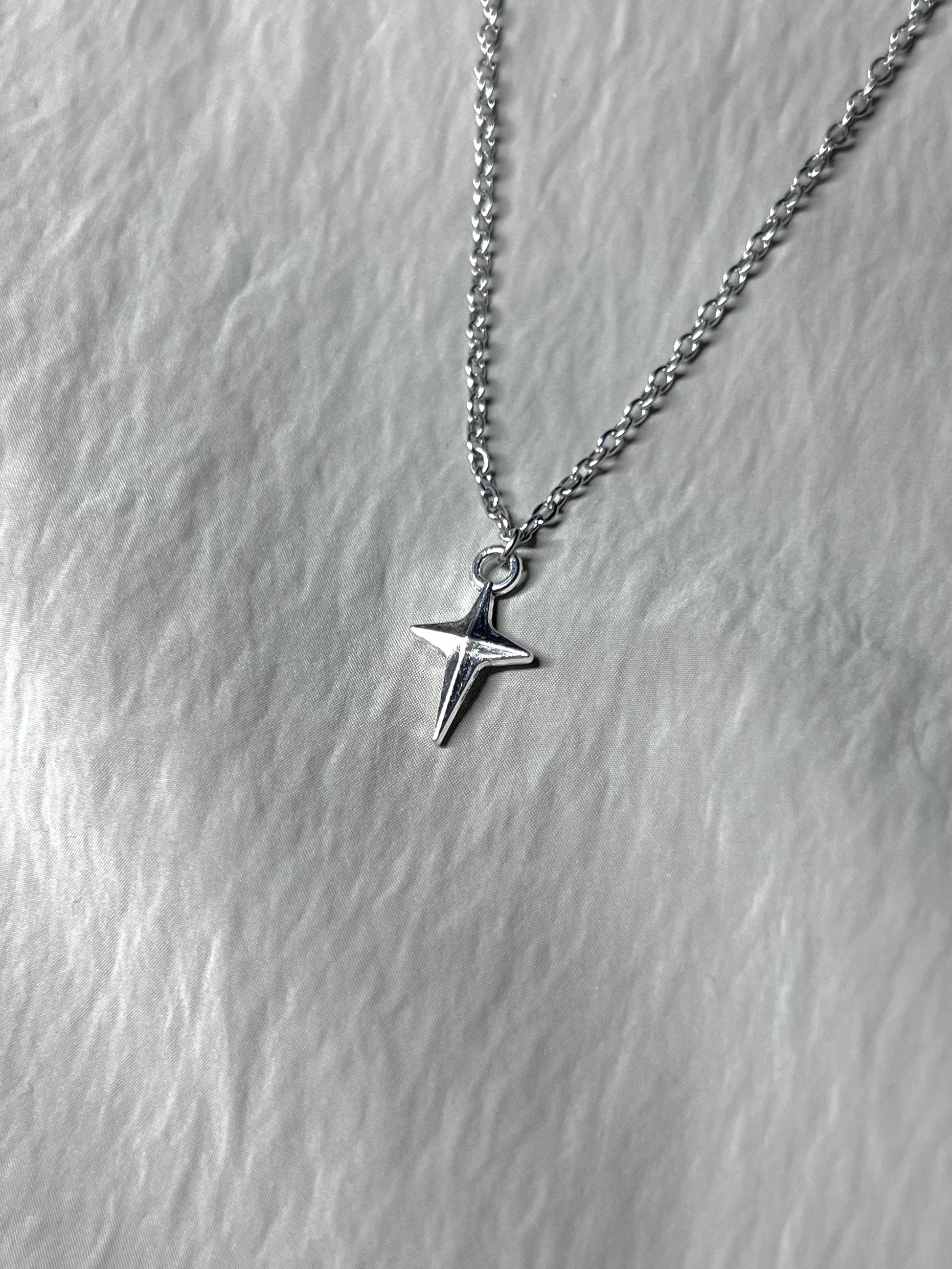 Silver Four Pointed Star - Caelis Cole