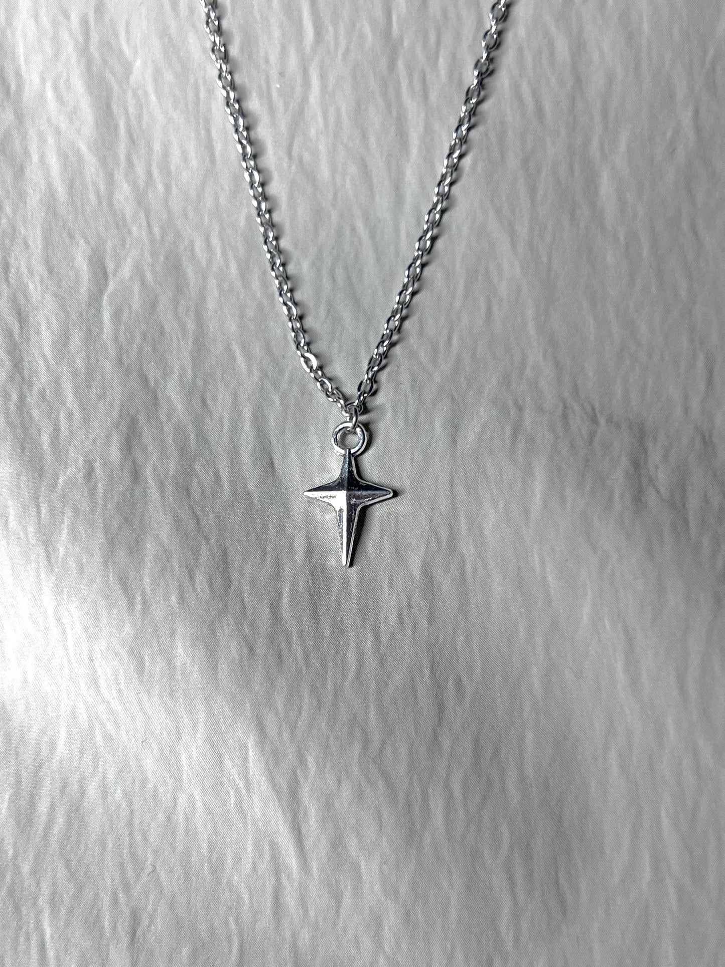 Silver Four Pointed Star - Caelis Cole