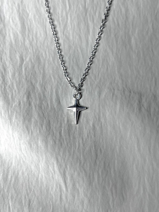 Silver Four Pointed Star - Caelis Cole
