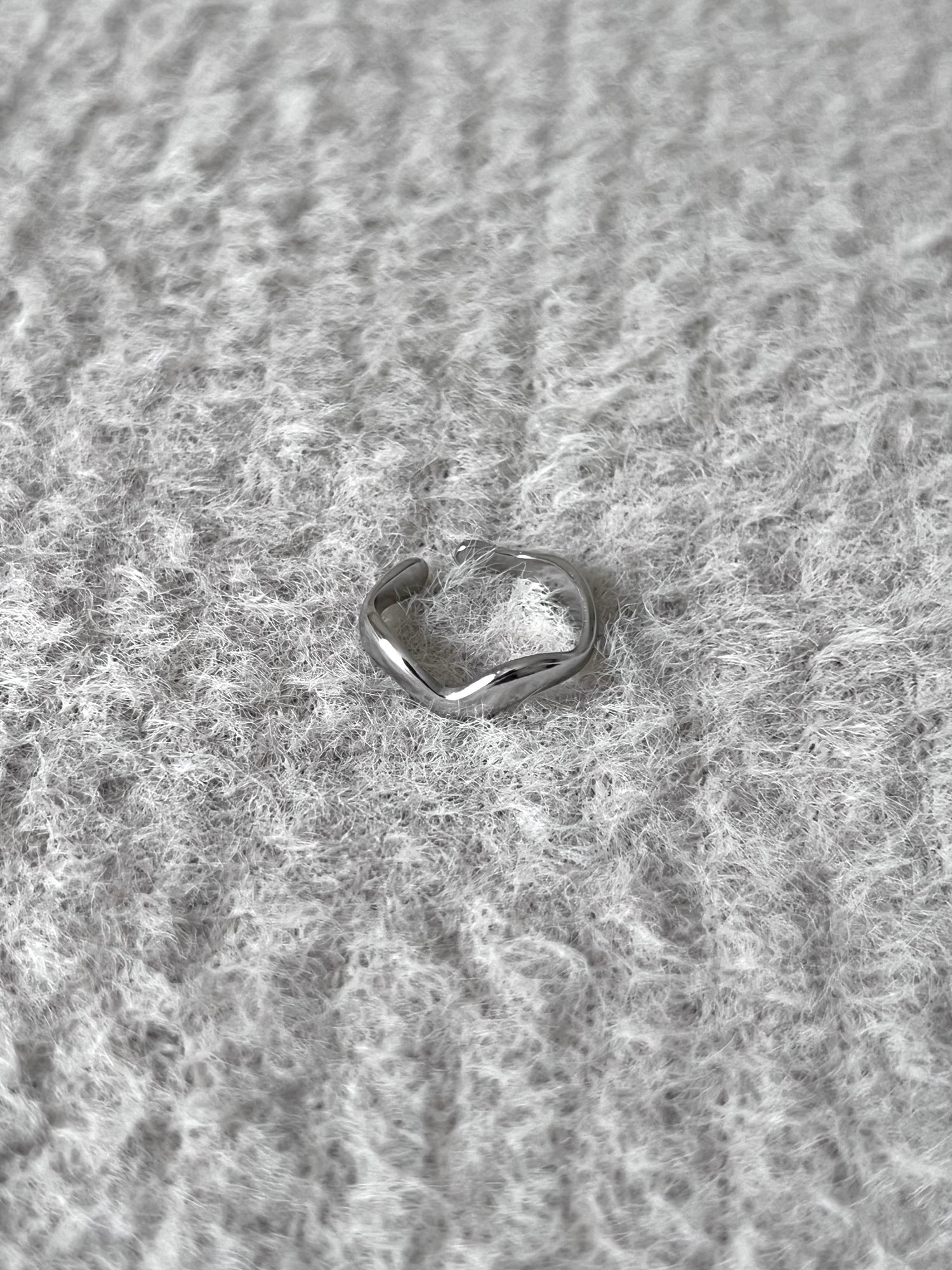 Silver Asymmetrical Flow - Caelis Cole